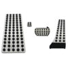 Kimpiris - Πεντάλ Αλουμινίου Κουμπωτά Και Footrest Για Mercedes-Benz W204 07-14 / W211 02-09 / GLK 08-15 Αυτόματο Σετ 4 Τεμάχια KPMB01