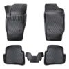 Kimpiris - Πατάκια Σκαφάκια 3D Από Λάστιχο TPE Για VW Polo 6R 2009-2016 /Skoda Fabia 2014- Rizline 4 Τεμάχια Μαύρα
