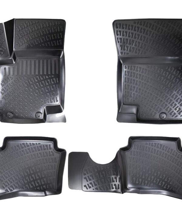 Kimpiris - Πατάκια Σκαφάκια 3D Από Λάστιχο TPE Για Hyundai I20 2008-2014 Rizline 4 Τεμάχια Μαύρα