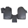 Kimpiris - Πατάκια Σκαφάκια 3D Από Λάστιχο TPE Για Mercedes Vito W447 2014- RL117500 /Viano 2014- Rizline 3 Τεμάχια Μαύρα