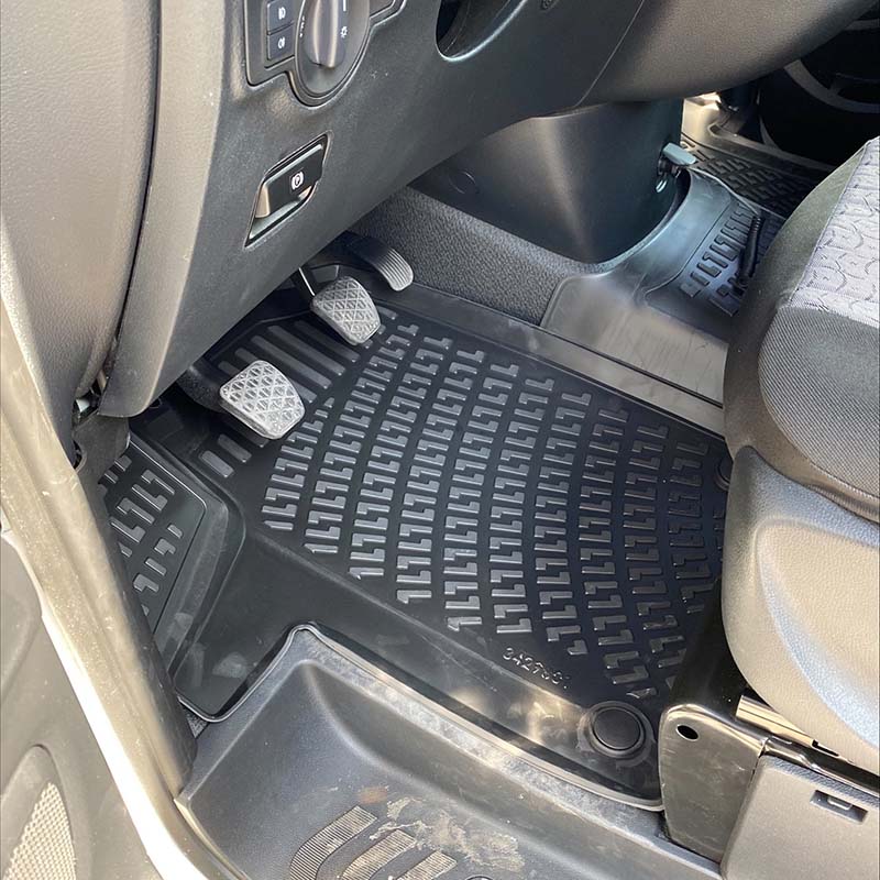 Πατάκια Σκαφάκια 3D Από Λάστιχο TPE Για Mercedes Vito W447 2014- RL117500 /Viano 2014- Rizline 3 Τεμάχια Μαύρα - Image 3