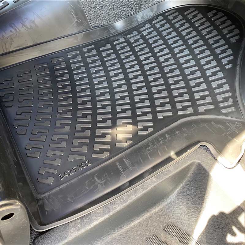 Πατάκια Σκαφάκια 3D Από Λάστιχο TPE Για Mercedes Vito W447 2014- RL117500 /Viano 2014- Rizline 3 Τεμάχια Μαύρα - Image 4