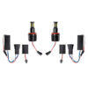 Kimpiris - Λάμπες Led Για Angel Eyes Bmw 3 E90 / E92 / 5 E60 / X5 E70 / X6 E71 H8 120W Canbus Λευκές 2 Τεμάχια