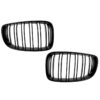 Kimpiris - Καρδιές Μάσκας Για Bmw 1 E81 / E82 / E87 / E88 07-11 M4 Look Με Διπλή Γρίλια Μαύρο Γυαλιστερό 2 Τεμάχια