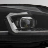 Μπροστινά Φανάρια Set Για Vw Golf 7.5 17-19 Facelift DRL & Dynamic Signal Μαύρα Με Χρώμιο Γραμμή H7 Με Μοτέρ Carner - Image 4