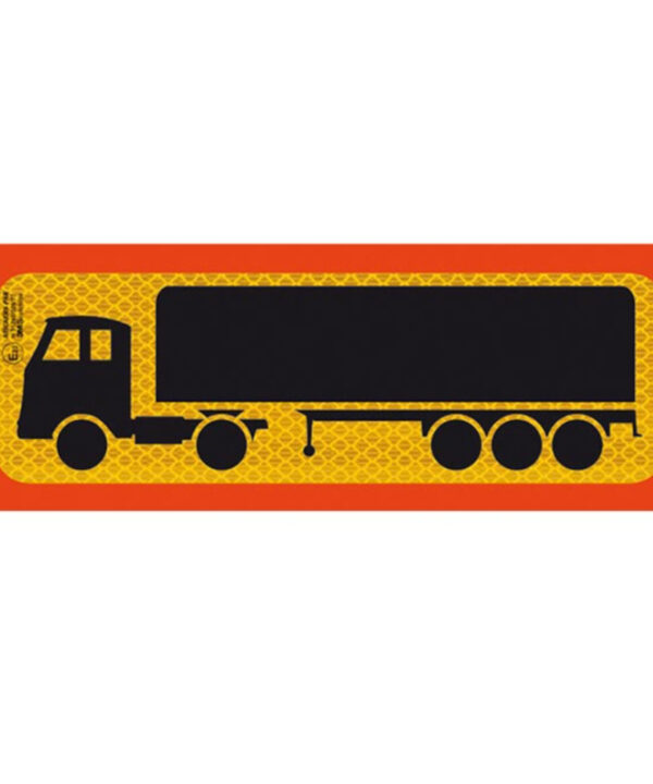 Kimpiris - Αυτοκόλλητη Πινακίδα Φορτηγού Επικαθήμενο 50 x 20cm Π.3Μ 214/Α 1 Τεμάχιο