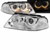 Kimpiris - Μπροστινά Φανάρια Set Για Vw Passat 3BG 00-05 Angel Eyes Χρωμίου H7/H7 Depo