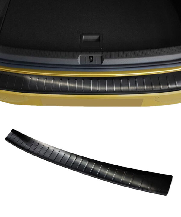 Kimpiris - Προστατευτικό Πίσω Προφυλακτήρα Για Vw Golf VII (7) 12-17 / 17+ Από Ανοξείδωτο Ατσάλι (Steel) Μαύρο