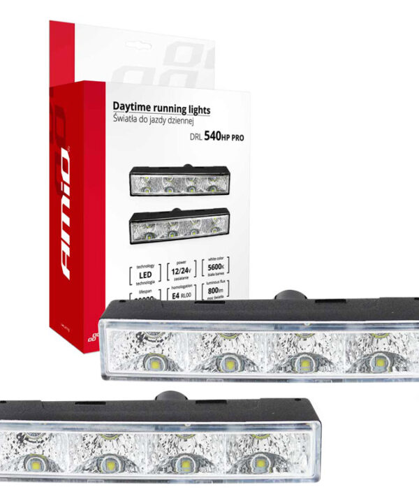 Kimpiris - DRL Set Φώτα Ημέρας Universal DRL 540 Pro 12-24 Volt 6 Watt 125 x 24 x 47mm 2 Τεμάχια