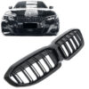 Kimpiris - Καρδιές Μάσκας Για Bmw 3 G20 / G21 19+ M4 Look Με Διπλή Γρίλια Μαύρο Γυαλιστερό Με 1 Τεμάχιο