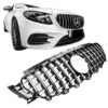 Kimpiris - Μάσκα Για Mercedes-Benz E-Class W213 16-19 GT Amg Panamericana Look Μαύρο/Χρώμιο 1 Τεμάχιο