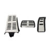Kimpiris - Πεντάλ Αλουμινίου Κουμπωτά Και Footrest Για Audi A4 B8 08-15 / A5 08-16 / Q5 08-16 / A6 11-15 / A7 / Porsche Macan Αυτόματο Σετ 3 Τεμάχια KPAU03