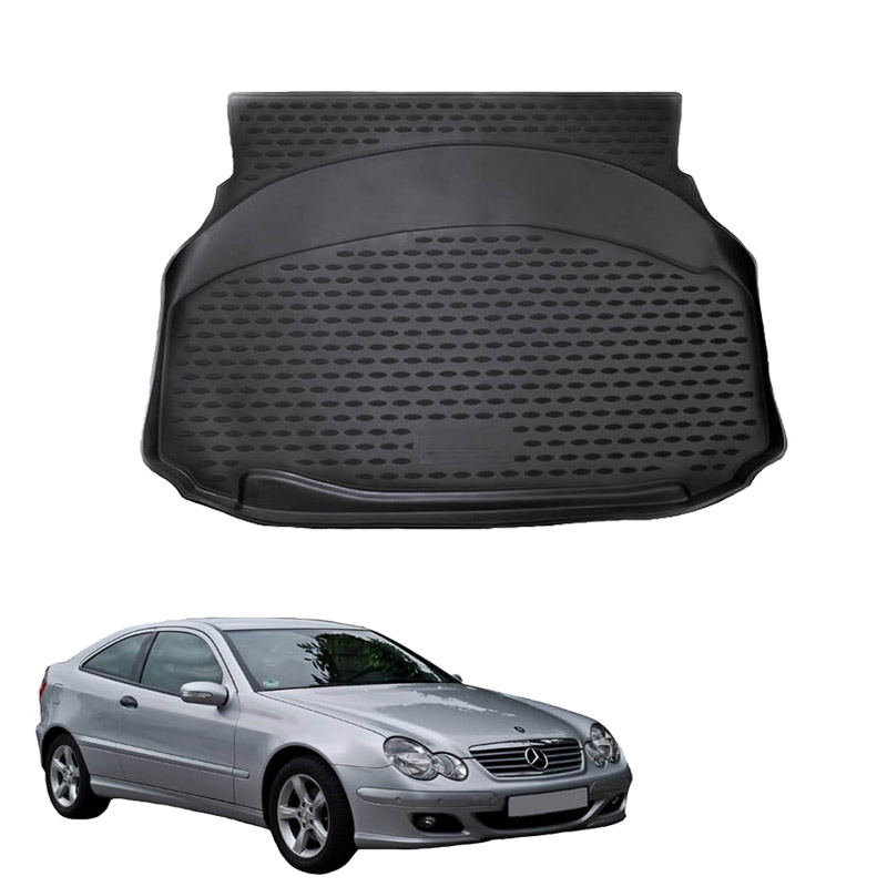 Kimpiris - Πατάκι Πορτ-Παγκάζ 3D Σκαφάκι Για Mercedes-Benz CL203 Sportscoupe 01-07 Μαύρο Mixplast