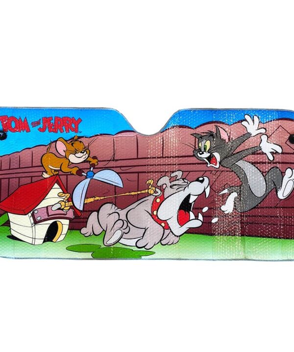 Kimpiris - Ηλιοπροστασία Κουρτινάκι Παρμπρίζ Εσωτερικό Warner Bros Tom & Jerry & Dog 60 x 130 cm 9601