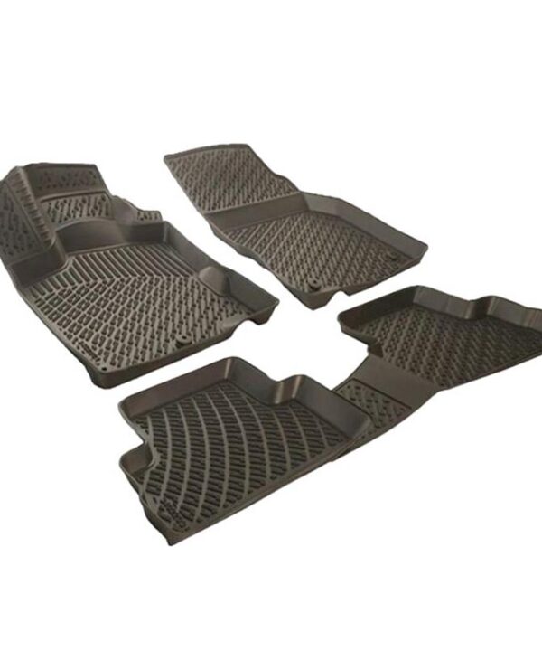 Kimpiris - Πατάκια Σκαφάκια 3D Από Λάστιχο TPE Για Toyota Ηilux 2015- Rizline 4 Τεμάχια Μαύρα