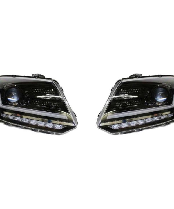 Alternative view of Μπροστινά Φανάρια Set Για Vw Amarok 2010+ DRL Full Led Halogen Version Μαύρα LEDHL107-BK OsramLedriving