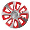 Kimpiris - Τάσια Τροχών Αυτοκινήτου 15" Stratos 101461 Ασημί & Κόκκινο CBX 4 Τεμάχια