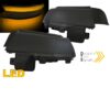 Φλας Καθρέπτη Για Vw Polo 6R 6C 09-17 Dynamic Led Canbus Μαύρο/Φιμέ 2 Τεμάχια - Image 2