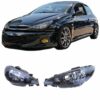 Kimpiris - Μπροστινά Φανάρια Set Για Peugeot 206 98-13 Μαύρα Η7/Η7 Depo