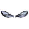 Μπροστινά Φανάρια Set Για Peugeot 206 98-13 Μαύρα Η7/Η7 Depo - Image 2