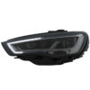 Μπροστινά Φανάρια Set Για Audi A3 8V 12-16 DRL Full Led & Led Signal Μαύρα  Με Μοτέρ Carner - Image 4