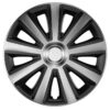 Kimpiris - Τάσια Τροχών Αυτοκινήτου 15" Aviator 104059 Carbon Ασημί-Mαύρο SB CBX 4 Τεμάχια