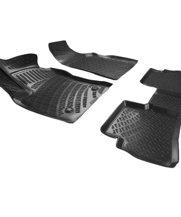 Kimpiris - Πατάκια Σκαφάκια 3D Από Λάστιχο TPE Για Renault Kadjar 15-21 Rizline 4 Τεμάχια Μαύρα