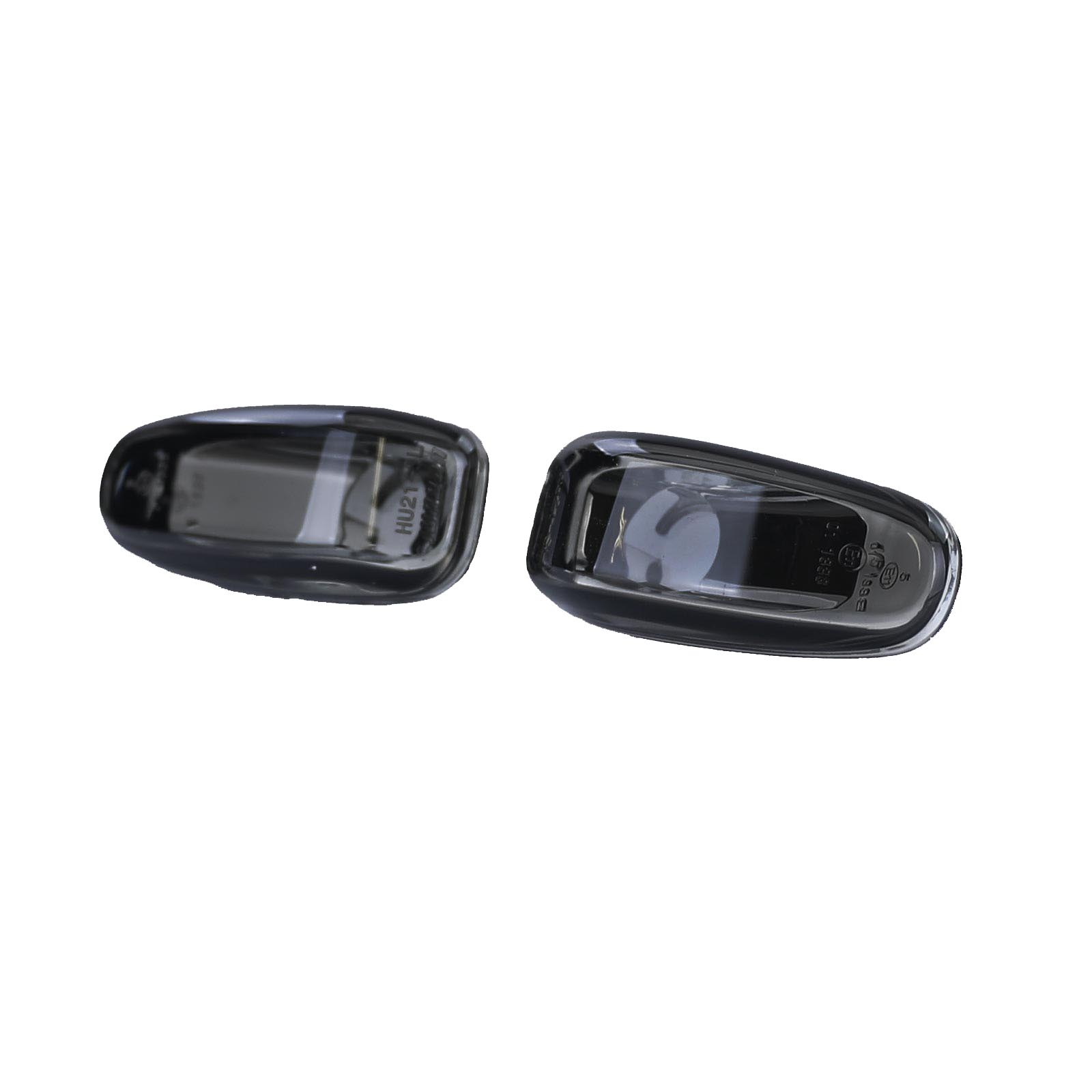 Πλαϊνά Φλας Φτερού Για Mercedes-Benz C W202 96-01 / CLK W208 97-02 / E W124 93-95 / W210 95-03 / SLK R170 96-04 / Vito W638 96-03 / Sprinter W901-W905 95-06 / VW LT 98-06 Διαφανές Φιμέ 2 Τεμάχια - Image 2