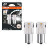Kimpiris - Λάμπες Led Για Φλας P21W BA15S Πορτοκαλί 12volt 1.3 watt Osram 7506DYP-02B 2 Τεμάχια