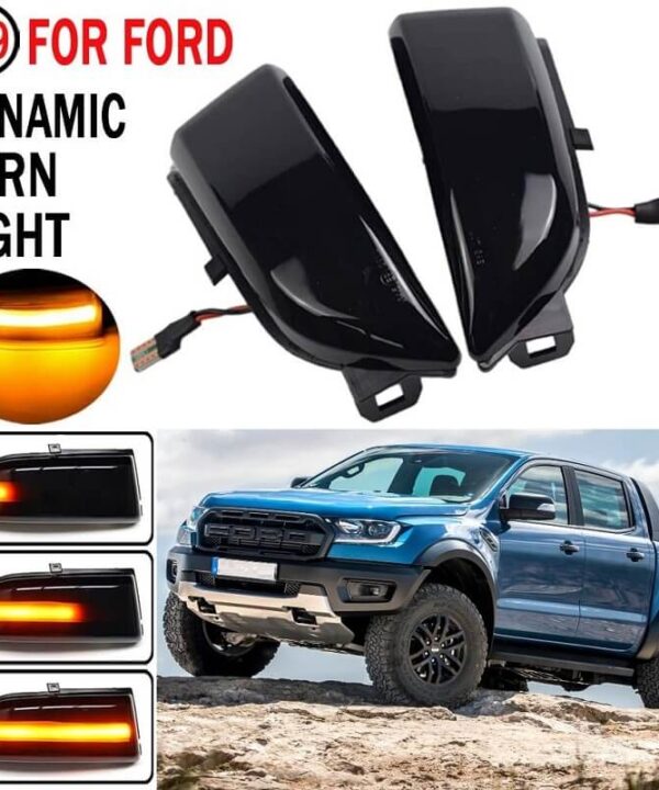 Kimpiris - Φλας Καθρέπτη Για Ford Ranger T6 12-19 Dynamic Led Φιμέ 2 Τεμάχια