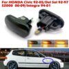 Kimpiris - Πλαϊνά Φλας Φτερού Για Honda Civic 92-95 / CRX Del Sol 92-97 Led Dynamic Φιμέ 2 Τεμάχια