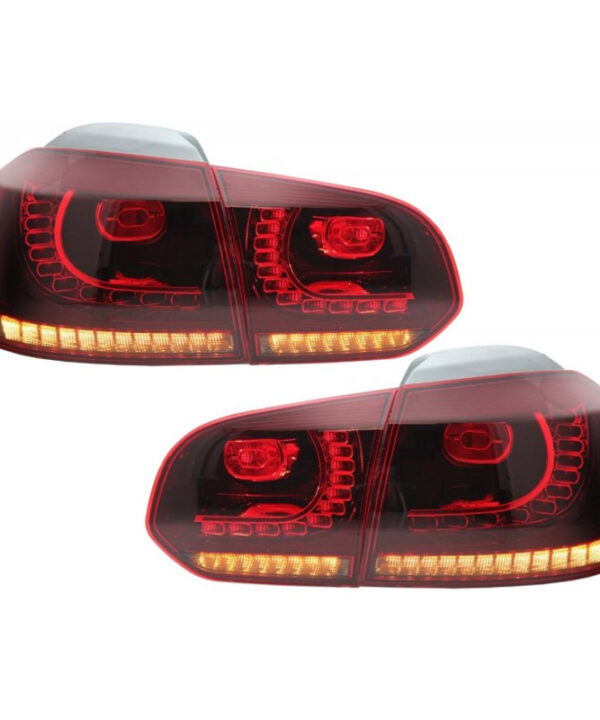Alternative view of Πισινά Φανάρια Set Για Vw Golf VI (6) 08-12 Full Led Dynamic GTI R20 Look Σκούρο Κόκκινο/Φιμέ VLand