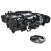 Μπροστινά Φανάρια Set Για Bmw 3 F30/F31 11-15 Led Angel Eyes Μαύρα H7/H7 Με Μοτέρ Depo - Image 3