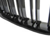 Καρδιές Μάσκας Για Bmw 1 F20 / F21 15-19 M4 Look Με Διπλή Γρίλια Με 12 Γραμμές Μαύρο Γυαλιστερό 2 Τεμάχια - Image 3