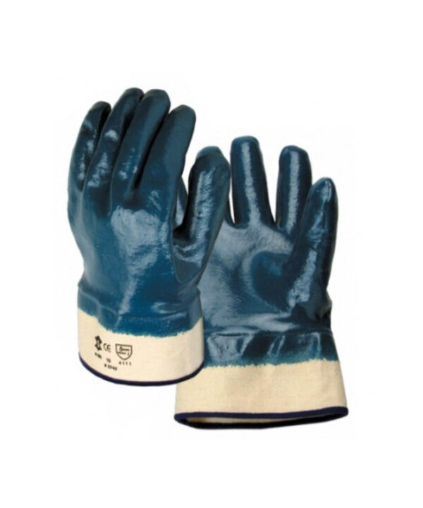 Kimpiris - Γάντια Πετρελαίου Pvc No10 - XL Μπλε 27 cm 2 Τεμάχια