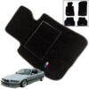 Kimpiris - Πατάκια Αυτοκινήτου Μοκέτα Για Bmw 3 E36 90-99 Με Τέσσερα Κέντημα Μ Black 4 Τεμάχια