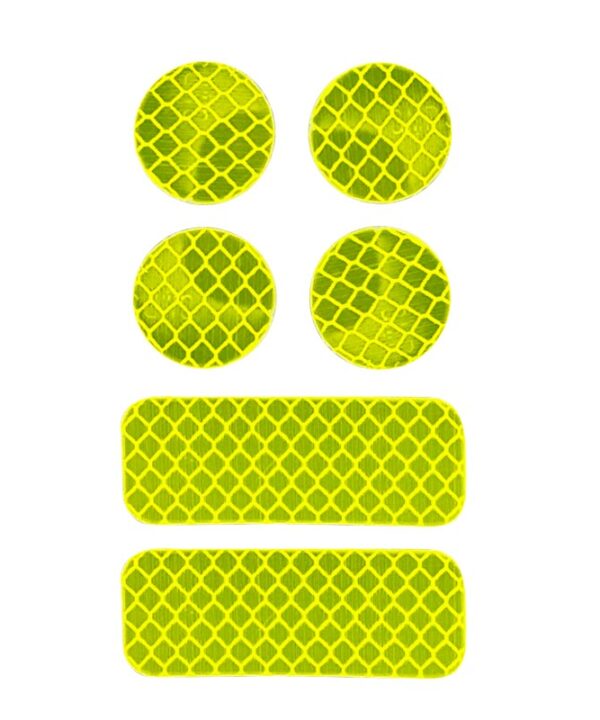 Kimpiris - Αυτοκόλλητα Αντανακλαστικά Small 3M ΚΙΤ Συσκευασία 6 Τεμάχια Κίτρινο 24690