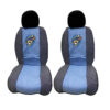 Kimpiris - Πλατοκαθίσματα Μπροστινά Jean Tazmanian Devil Blue / Light Blue 2 Τεμάχια 2718229