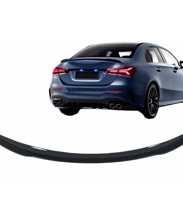 Alternative view of Αεροτομή Πορτ Παγκάζ Για Mercedes-Benz A-Class V177 18+ 4D Sedan Γυαλιστερή Μαύρη Από Abs Πλαστικό