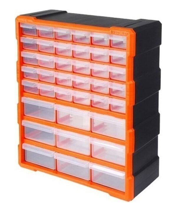 Kimpiris - Συρταριέρα Εργαλείων Πλαστική / Κουτί Αποθήκευσης 39 Θέσεων Tactix 38.5x16x48.5cm 320636