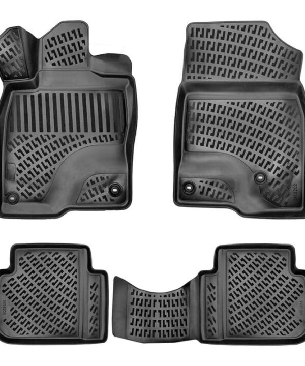 Kimpiris - Πατάκια Σκαφάκια 3D Από Λάστιχο TPE Για Honda Civic Sedan 2021+ Rizline 4 Τεμάχια Μαύρα