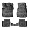 Kimpiris - Πατάκια Σκαφάκια 3D Από Λάστιχο TPE Για Smart Forfour W453 2014+ Rizline 4 Τεμάχια Μαύρα