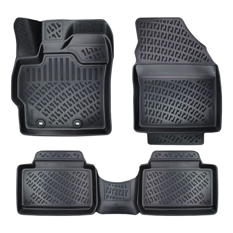 Kimpiris - Πατάκια Σκαφάκια 3D Από Λάστιχο TPE Για Toyota Yaris 2020+ / Yaris Cross 2020+ Rizline 4 Τεμάχια Μαύρα