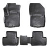 Kimpiris - Πατάκια Σκαφάκια 3D Από Λάστιχο TPE Για Citroen C4 Aircross 2012- / Mitsubishi ASX 2012-2016 Rizline 4 Τεμάχια Μαύρα