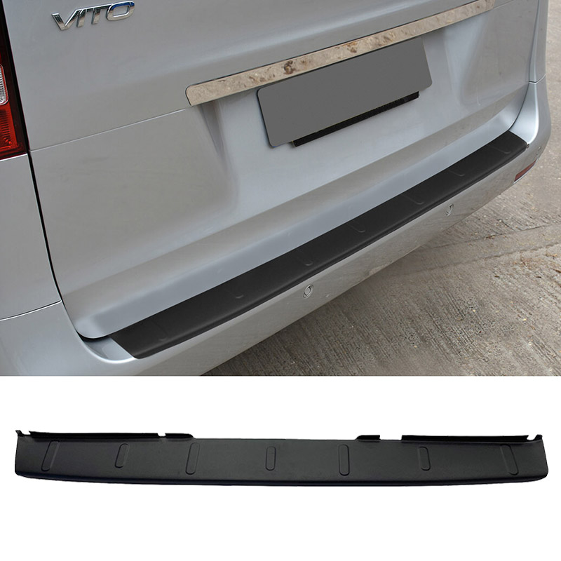 Kimpiris - Προστατευτικό Πίσω Προφυλακτήρα Για Mercedes-Benz Vito (W447) 2014-2020 Από Abs Πλαστικό Μαύρο