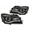 Kimpiris - Μπροστινά Φανάρια Set Για Opel Insignia 13-17 Led TRU DRL Μαύρα LPOPB2