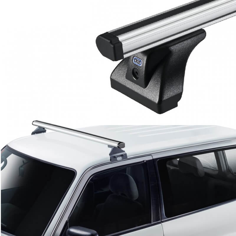 Kimpiris - Μπάρα Οροφής Αλουμινίου CRUZ 924-085 Alu Cargo AF1-128cm Ασημί 1 Τεμάχιο