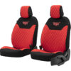 Kimpiris - Ημικαλύμματα Μπροστινών Καθισμάτων Otom RSX Sport  Ύφασμα Κεντητό Καπιτονέ Κόκκινο / Μαύρο RSXL-104 2 Τεμάχια