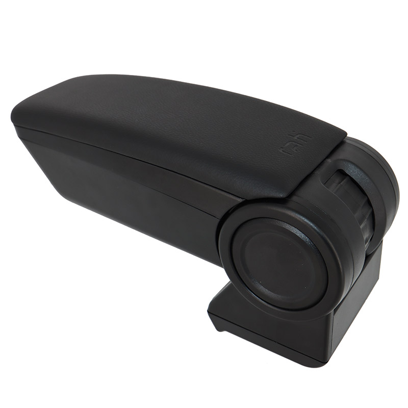 Κονσόλα Χειροφρένου Τεμπέλης Με Βάση Armster 3 Vegan Leather Για Citroen Berlingo 03-08 / Peugeot Partner 03-07 Μαύρο Χρώμα Σετ 2 Τεμάχια - Image 2