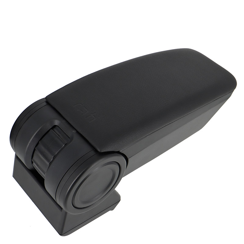 Κονσόλα Χειροφρένου Τεμπέλης Με Βάση Armster 3 Vegan Leather Για Citroen Berlingo 03-08 / Peugeot Partner 03-07 Μαύρο Χρώμα Σετ 2 Τεμάχια - Image 4